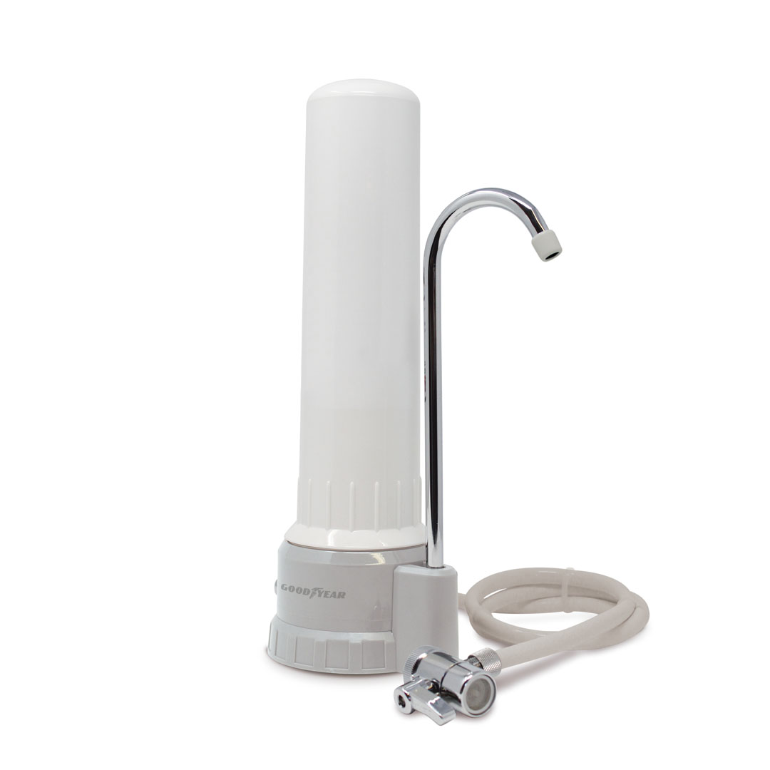 purificador de agua bajo mesada ignus cepillado recto... Purificador sobre mesada – Mundo agua